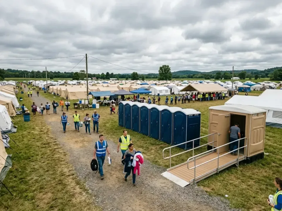 disaster-relief-camp-restrooms-010 — frequently asked questions, Dumpster & Portable Bathrooms Rental in Camanche, IA